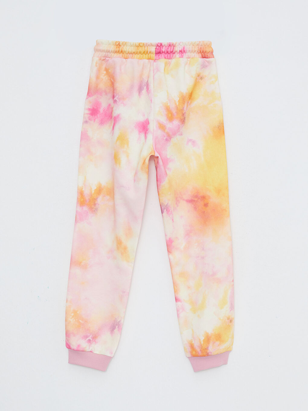 Pantaloni de Trening Jogger Fată cu Model Batik și Talie Elastică-3