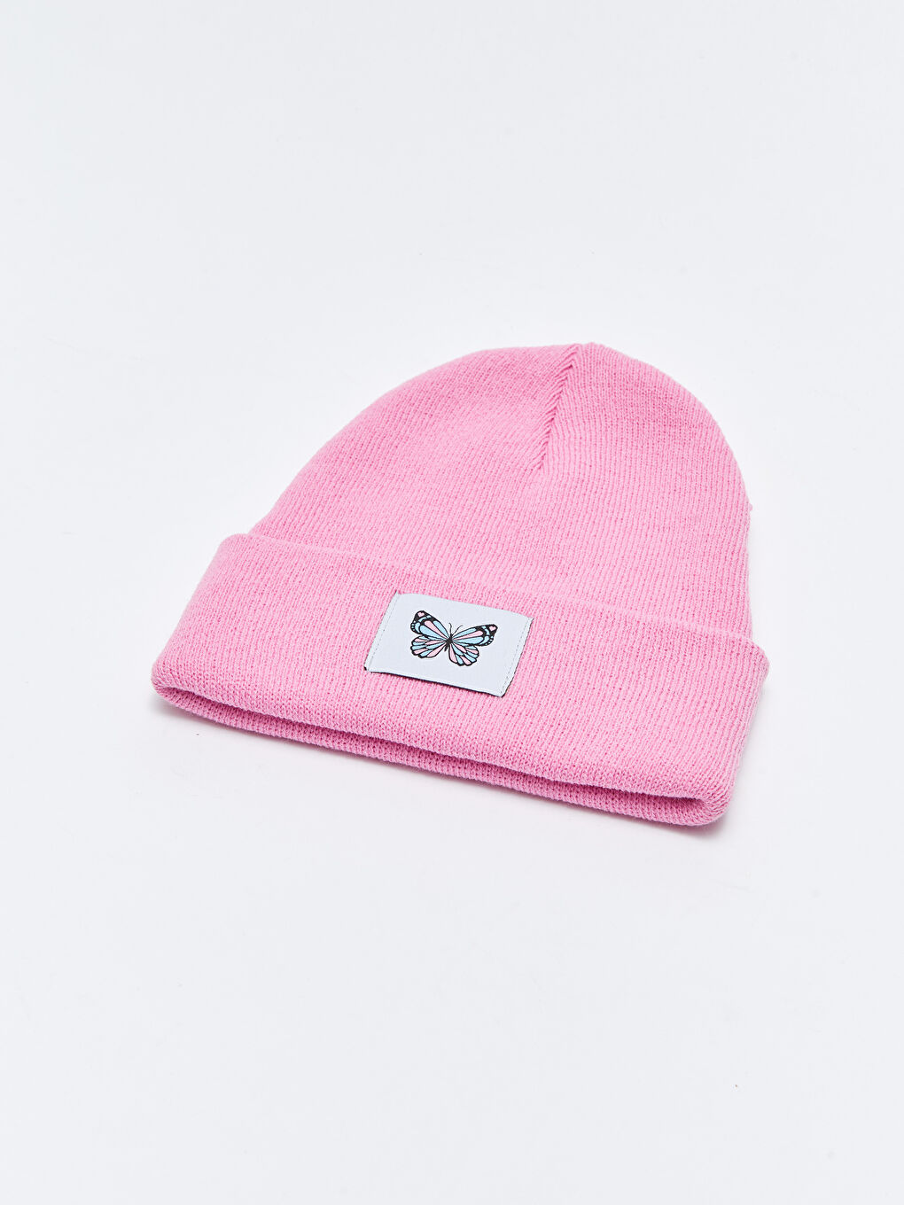 قبعة صغيرة مطبوع عليها علامة الفراشة للبنات-3