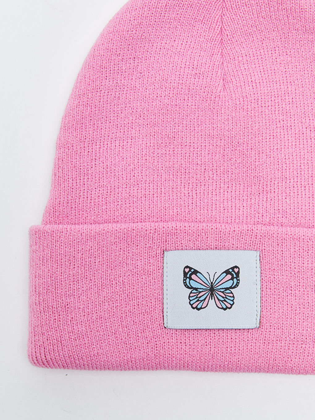 قبعة صغيرة مطبوع عليها علامة الفراشة للبنات-4