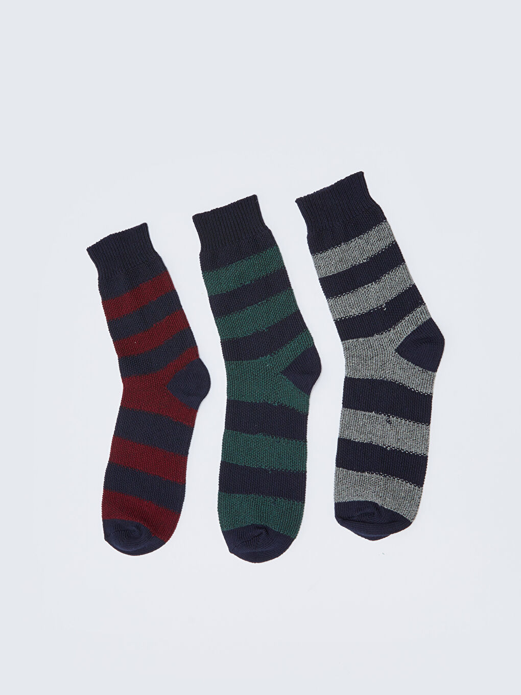 Striped Men's Ankle Socks 3-pack-1
