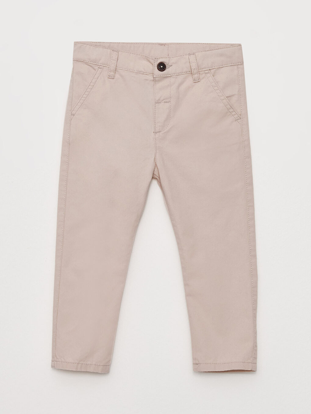 Bej Basic Erkek Bebek Pantolon