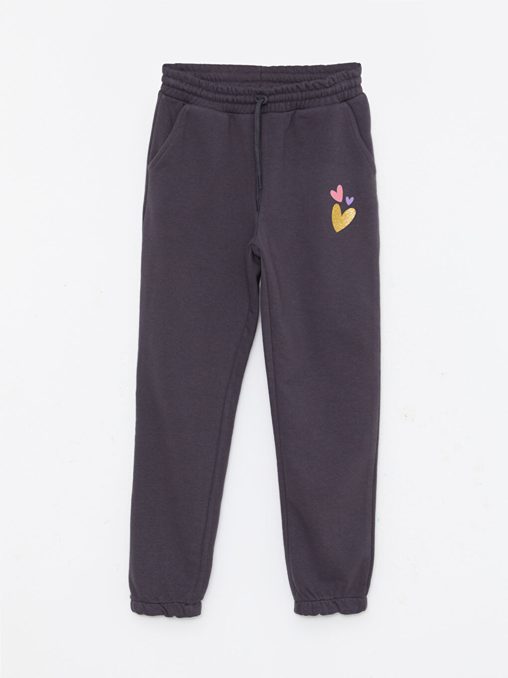 Elastic Waist Printed Girl Jogger Sweatpants