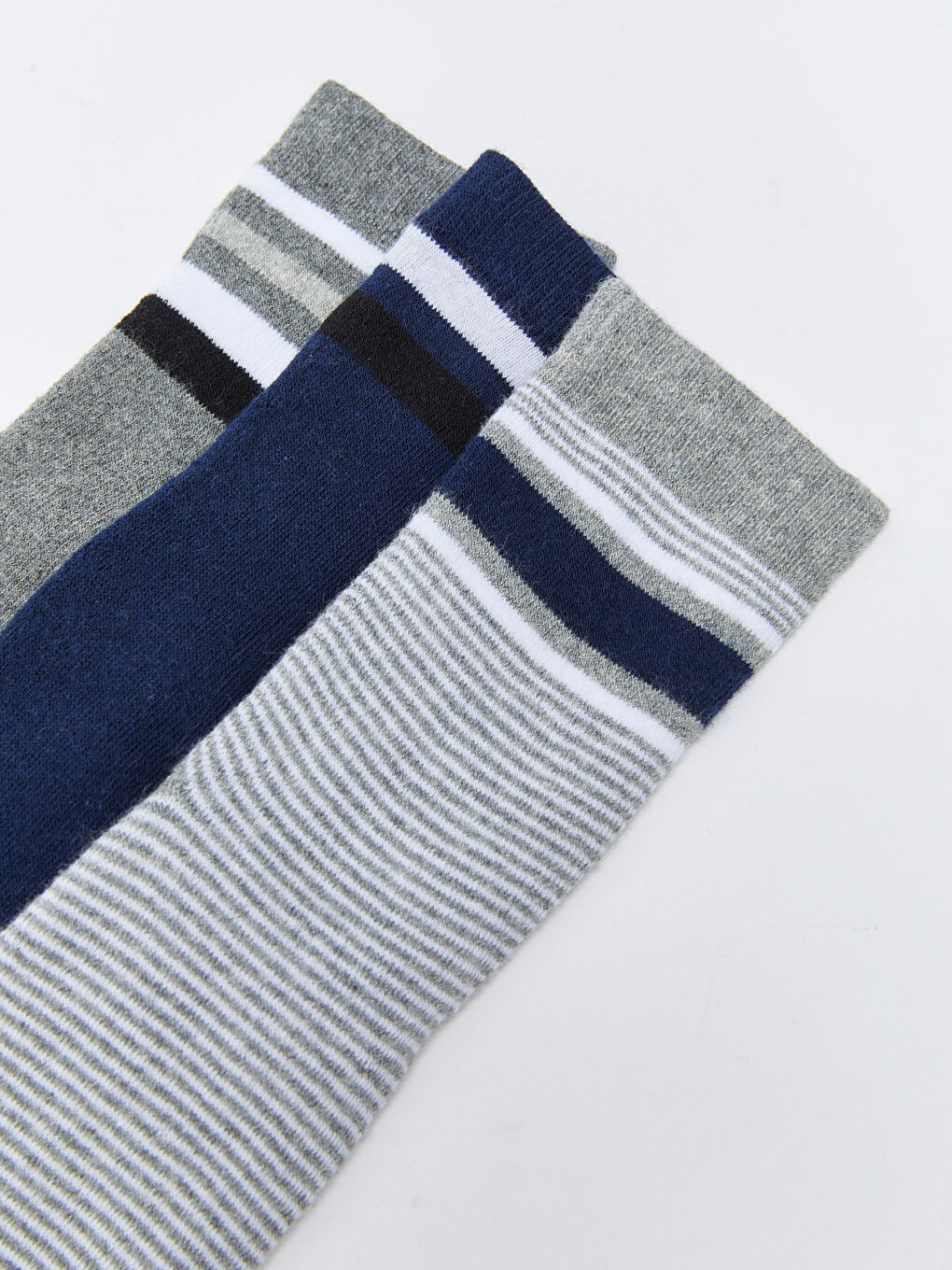 LCW Kids Striped Boys' Ankle Socks 3-Pack -W2GN04Z4-K00