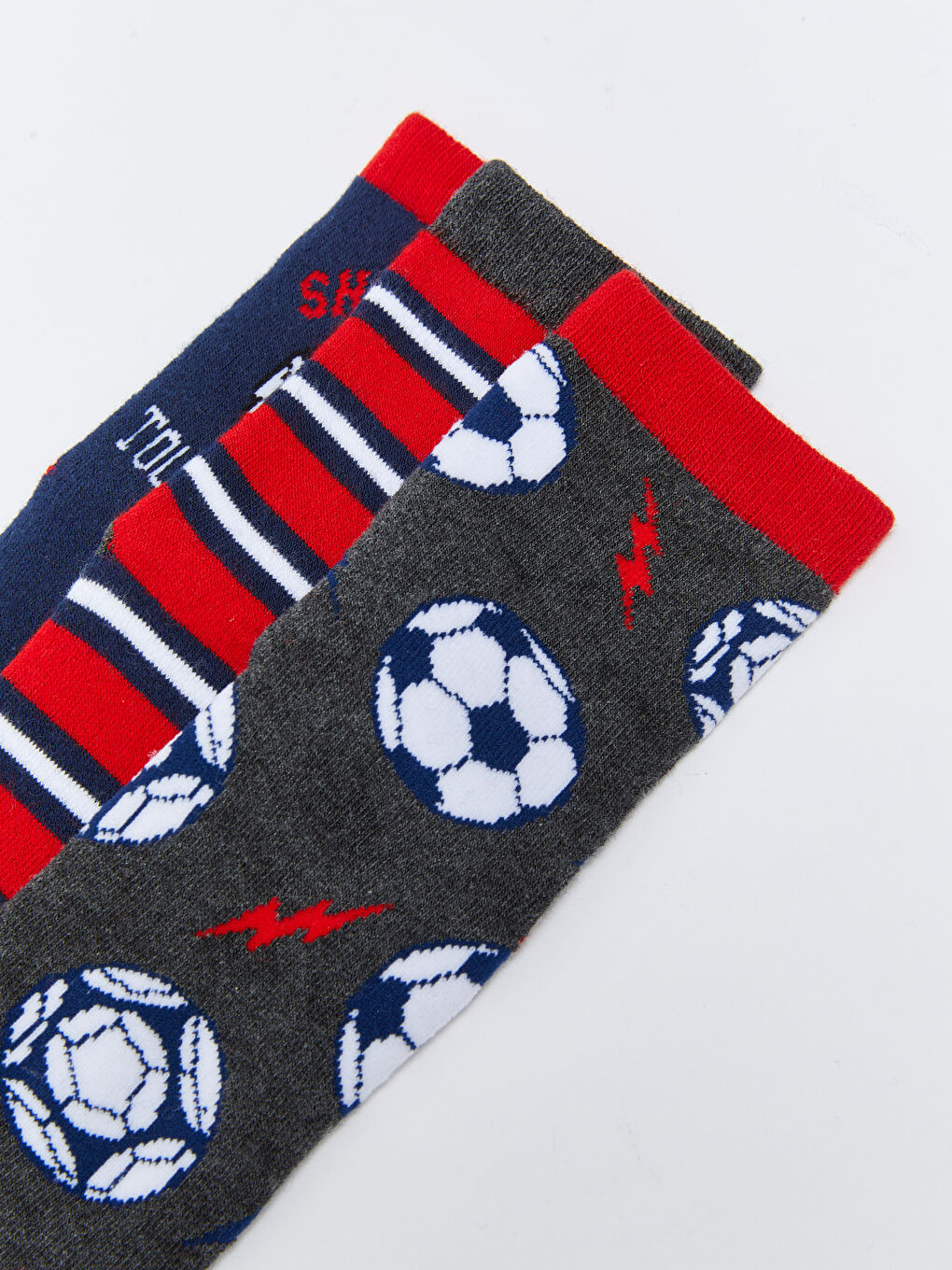 LCW Kids Patterned Boys' Ankle Socks 3-pack -W2GN07Z4-K00