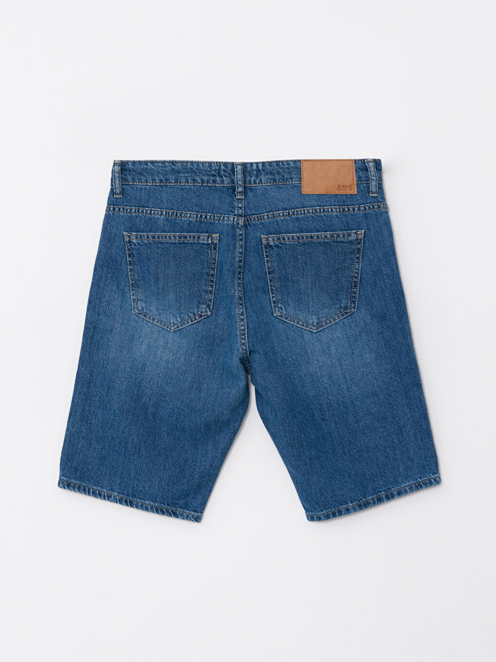 LCW Casual Orta İndigo Rodeo Standart Kalıp Erkek Jean Şort - 6