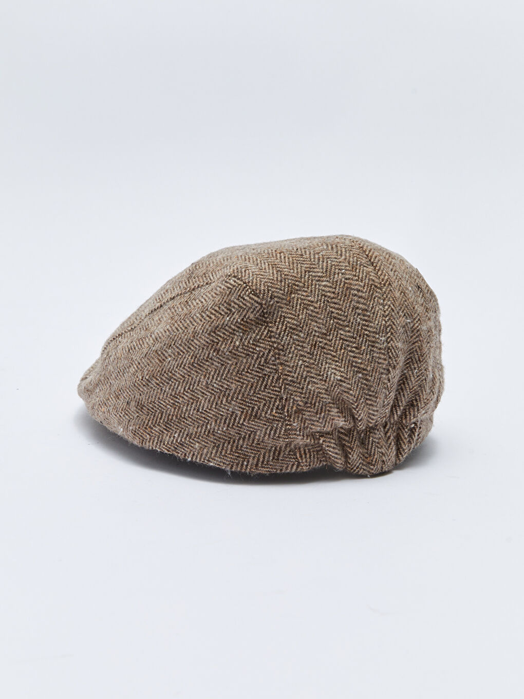 Kahverengi Desenli Erkek Ressam Şapkası-5