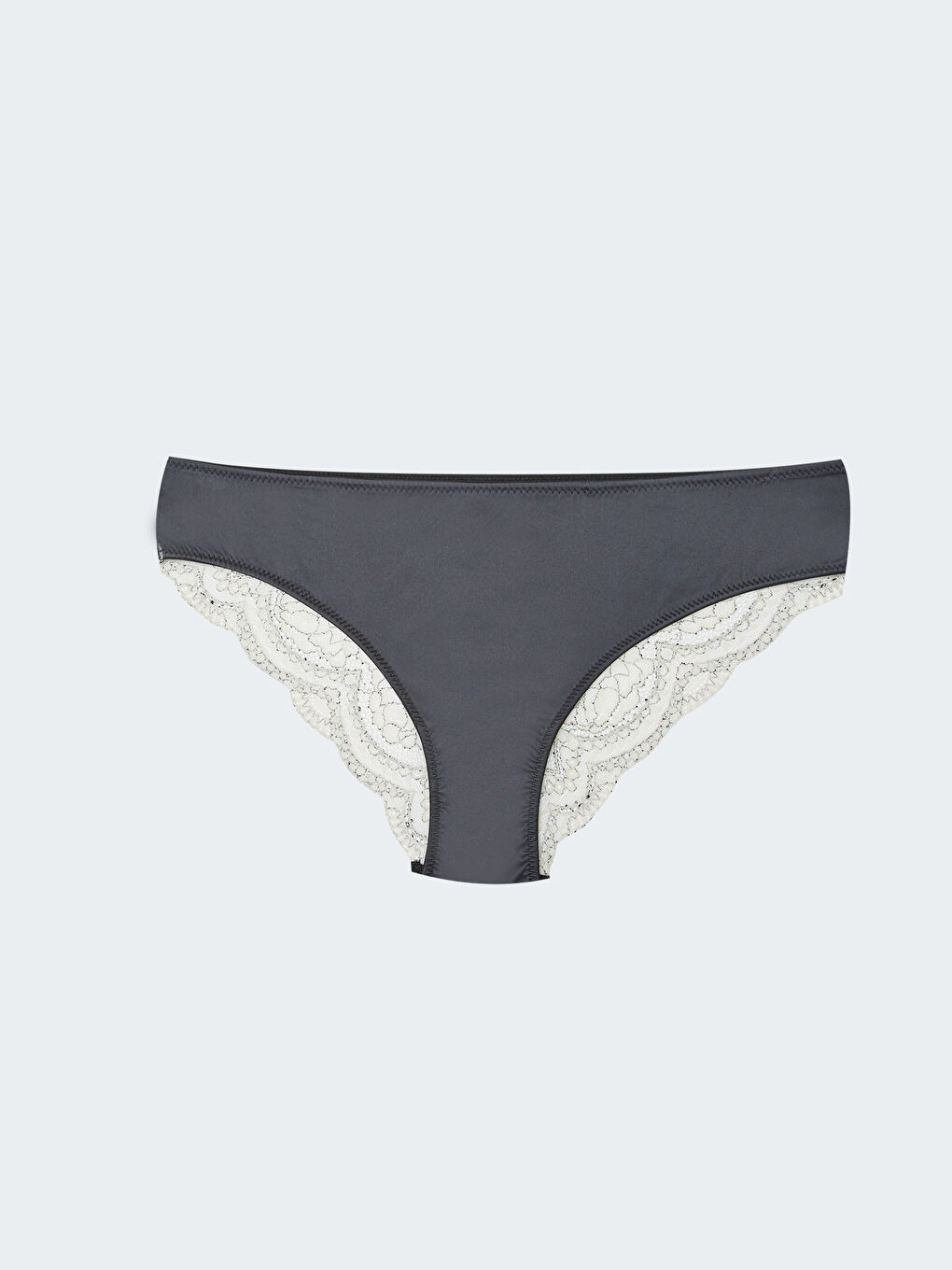 Siyah Dantel Detaylı Fantezi Bikini Külot