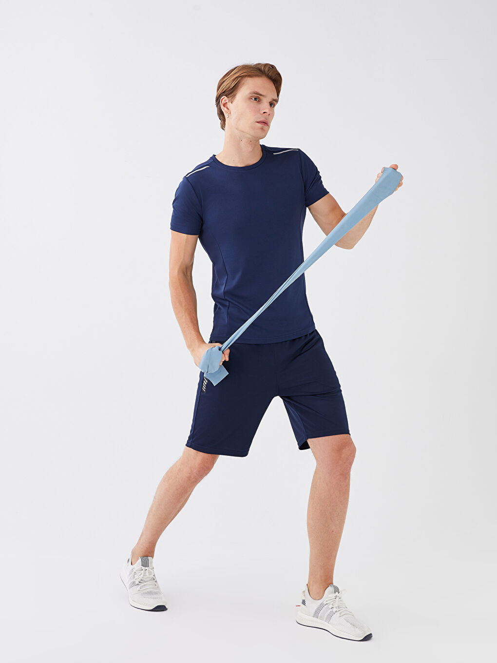 Crew Neck Short Sleeve Men's Sports T-Shirt