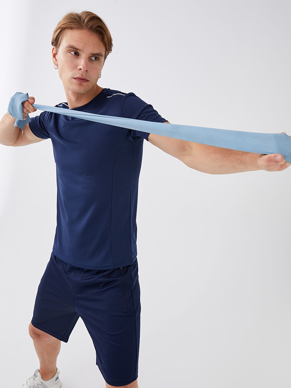 Crew Neck Short Sleeve Men's Sports T-Shirt-1