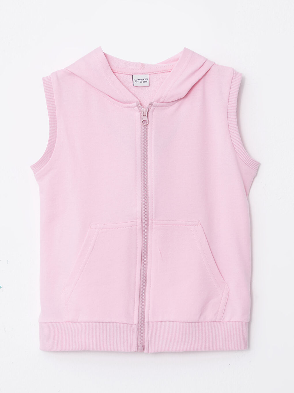 Hooded Basic Girls' Waistcoat