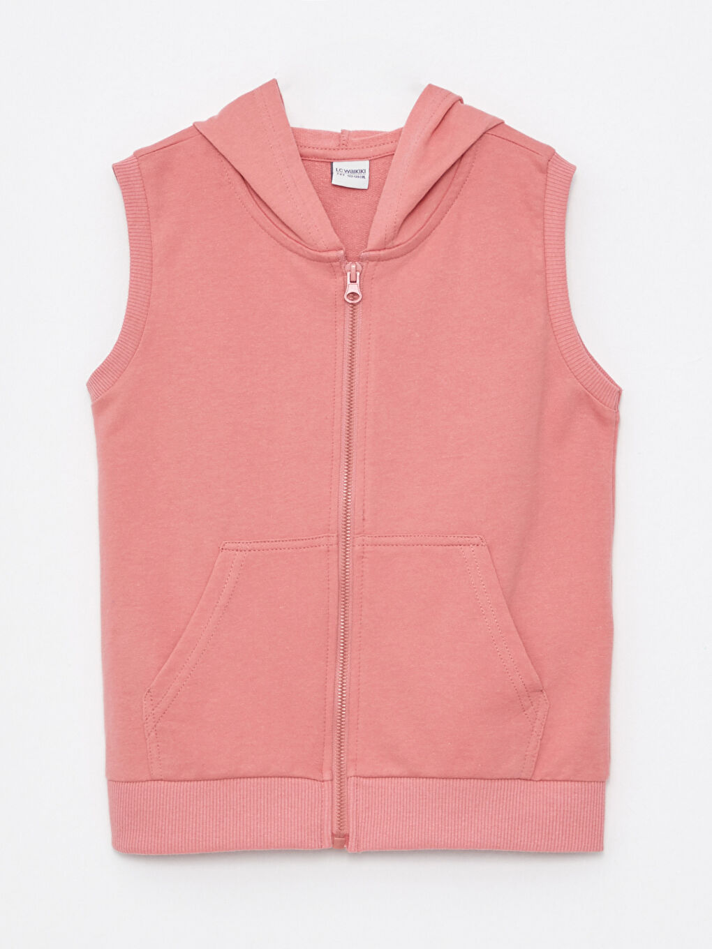 صدرية أساسية مزودة بغطاء رأس للبنات