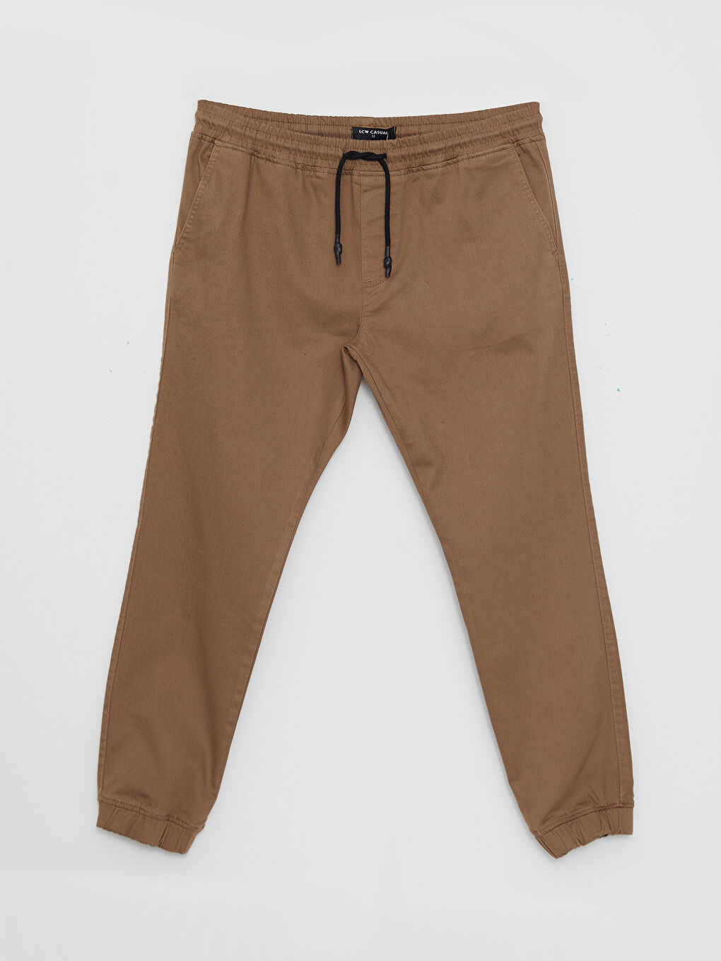 Slim Fit Twill Men's Trousers-5