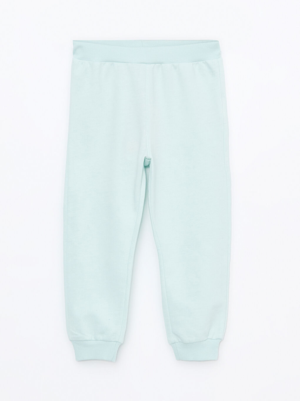 Turkuaz Beli Lastikli Basic Kız Bebek Eşofman Alt