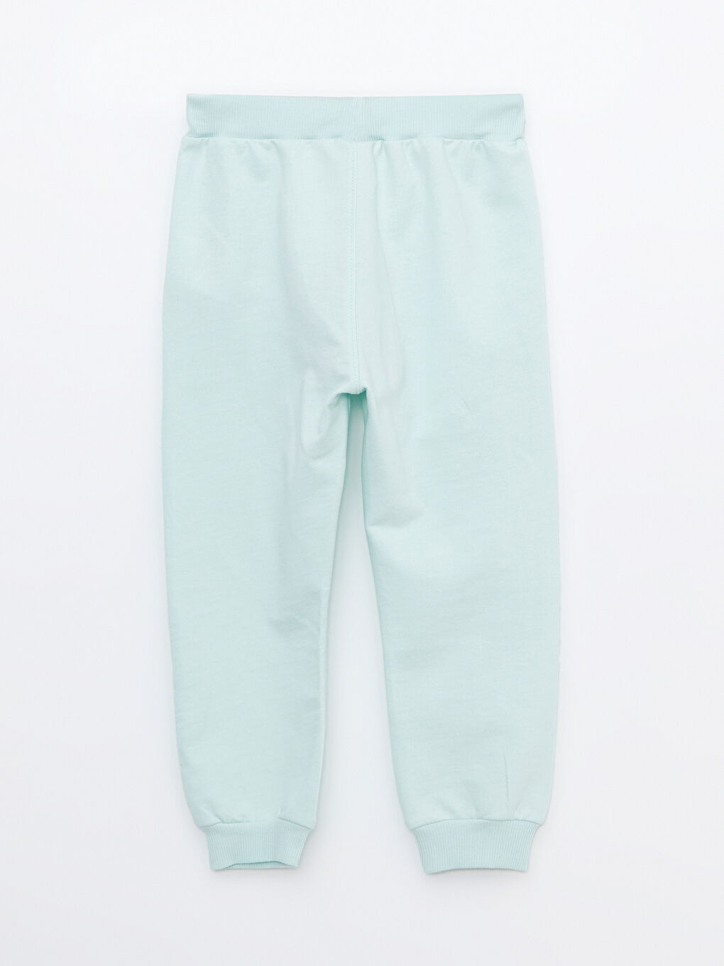 Turkuaz Beli Lastikli Basic Kız Bebek Eşofman Alt-1