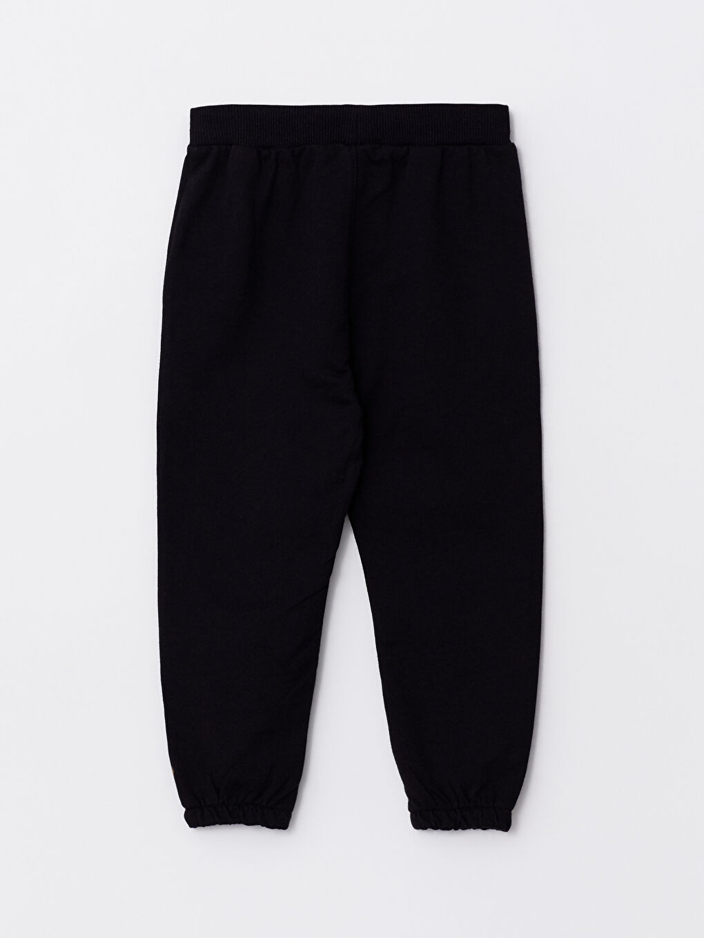 Siyah Beli Lastikli Basic Kız Bebek Eşofman Alt-1