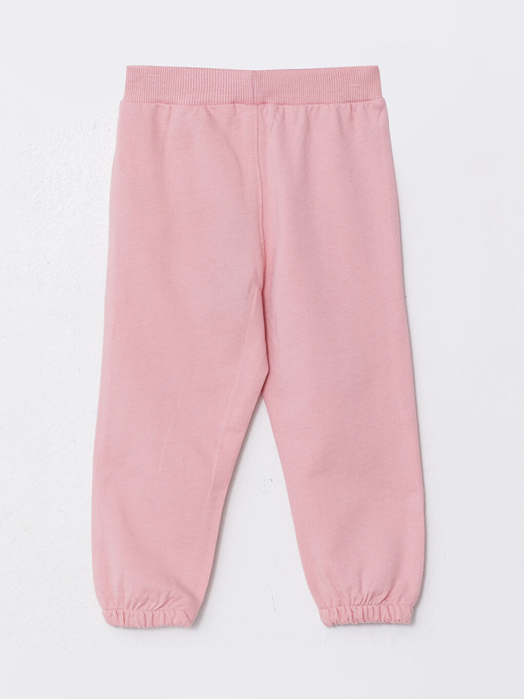 بنطلون رياضي بسيط بخصر مرن للبنات الرضع-1