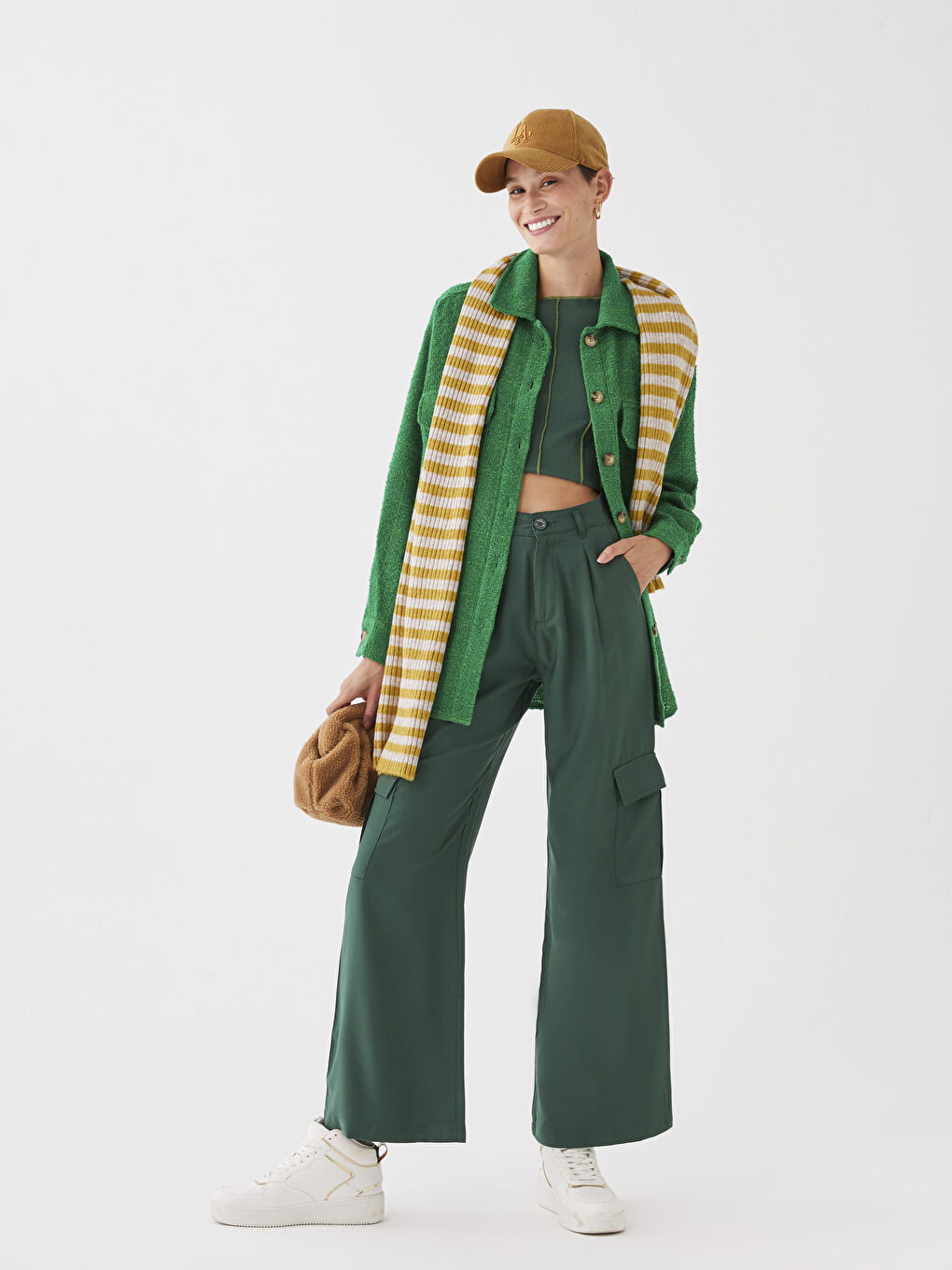 Women's Standard Fit Plain Trousers -W2GP99Z8-HHT