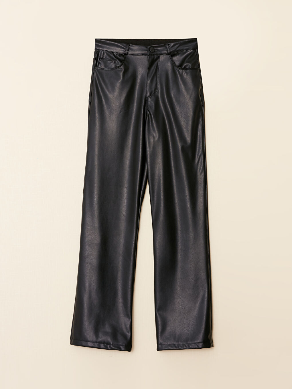 әйелдерге арналған жасанды былғары шалбар-12