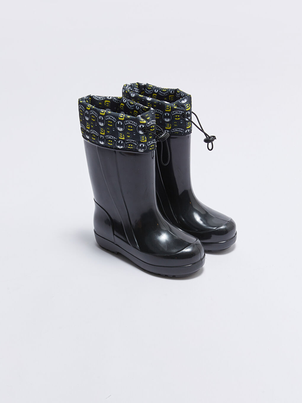 Siyah Batman Lisanslı Erkek Çocuk Yağmur Botu