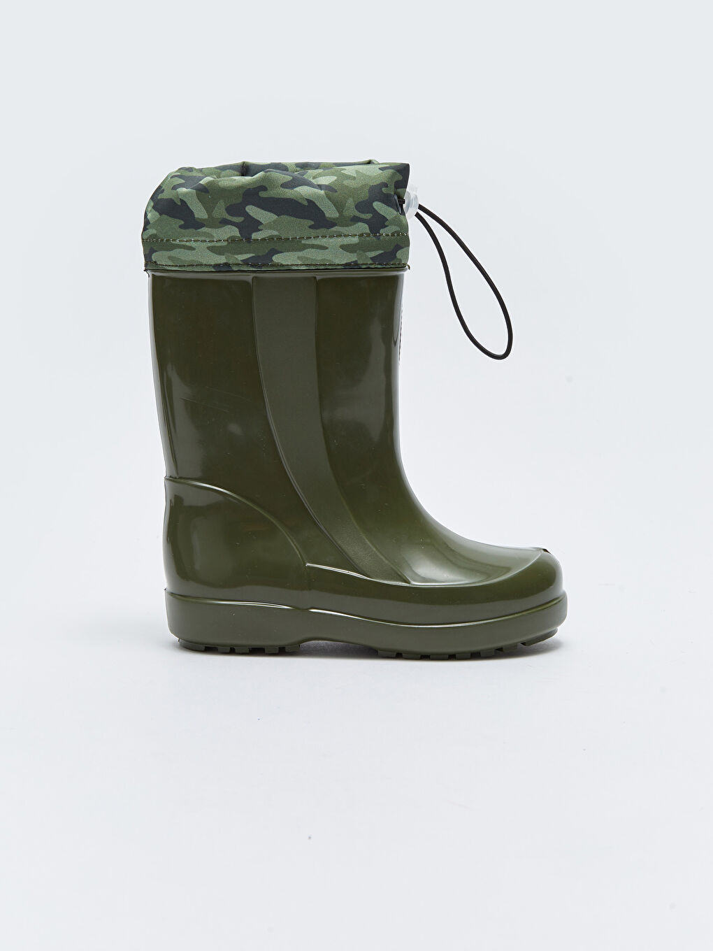 Haki Kamuflaj Desenli Erkek Çocuk Yağmur Botu-6