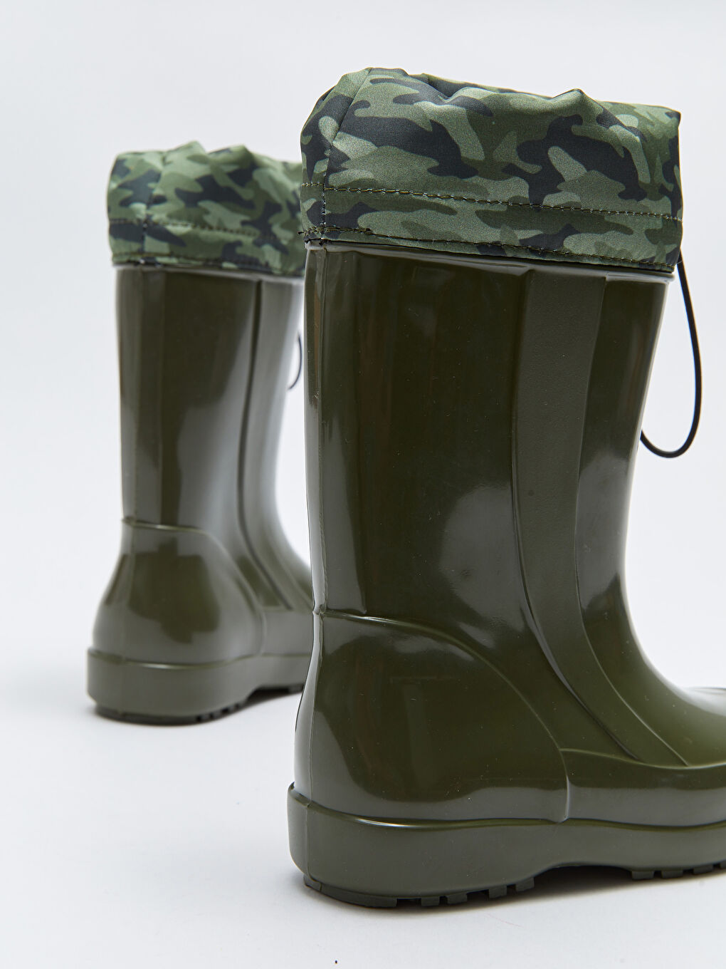Haki Kamuflaj Desenli Erkek Çocuk Yağmur Botu-9