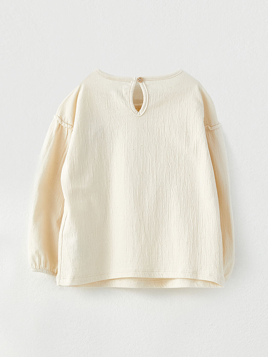 LCW baby Rundhalsausschnitt Langarm Knoten-Detail Baby Mädchen Bluse -W2GQ99Z1-FF7