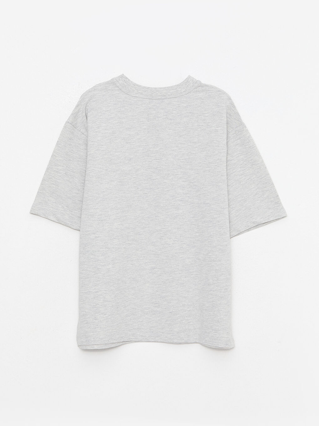 سويت شيرت كم قصير مطبوع بياقة دائرية للسيدات-6