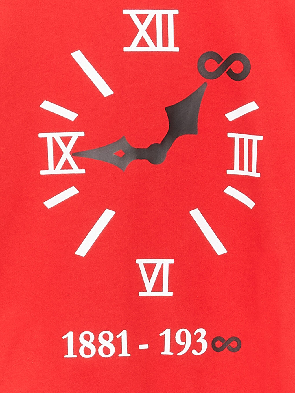 Kırmızı Bisiklet Yaka Baskılı Uzun Kollu Erkek Çocuk Sweatshirt-3