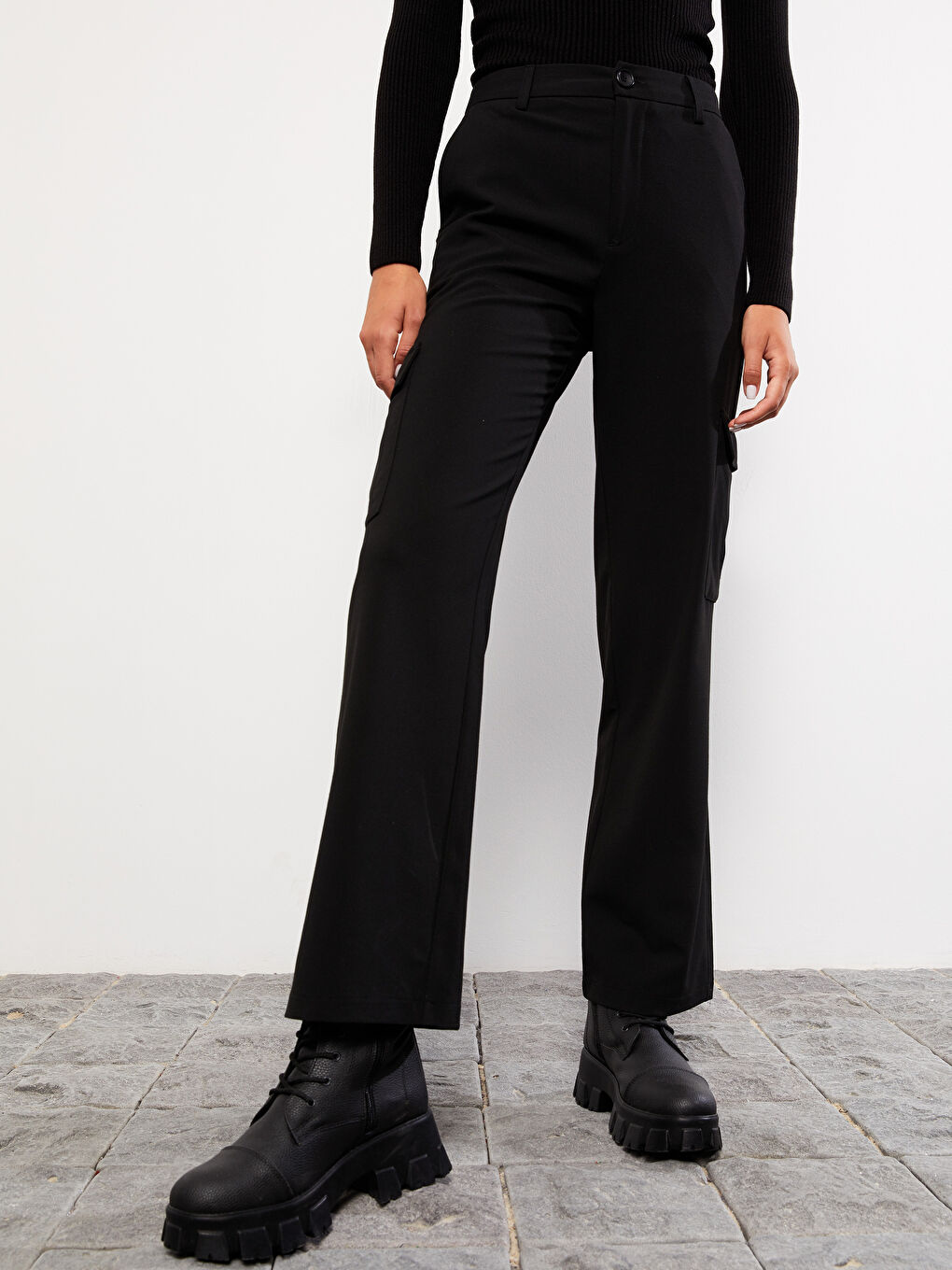 XSIDE Women's Standard Fit Plain Trousers -W2GS26Z8-CVL