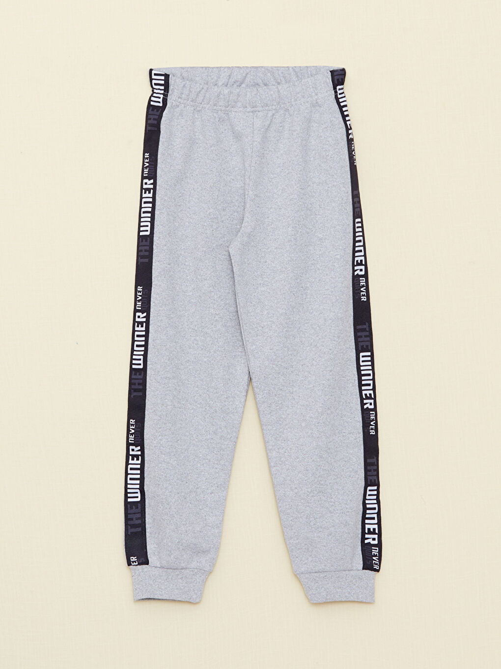 Siyah Bisiklet Yaka Baskılı Uzun Kollu Erkek Çocuk Pijama Takımı-2