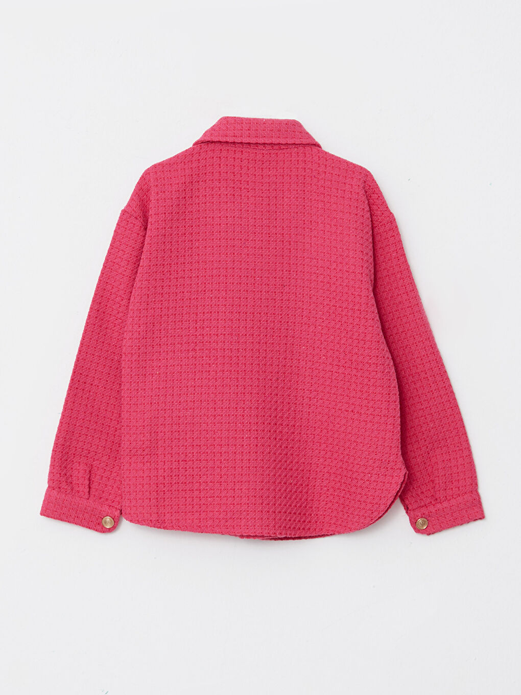 LCW Kids Gemusterte Langarm Mädchen Hemdjacke -W2GT10Z4-H3R