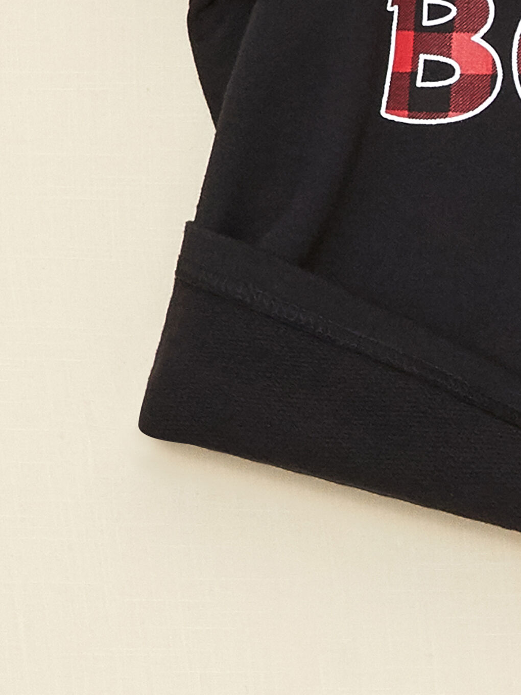 طقم بيجامة كم طويل مطبوع بياقة دائرية للأولاد-2