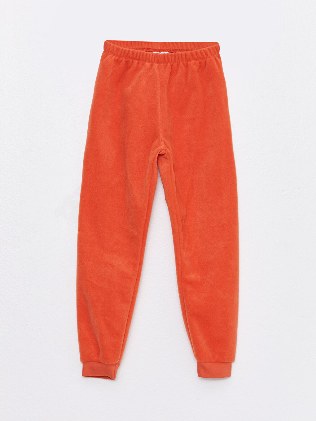 Lacivert Bisiklet Yaka Baskılı Uzun Kollu Polar Kız Çocuk Pijama Takımı-2