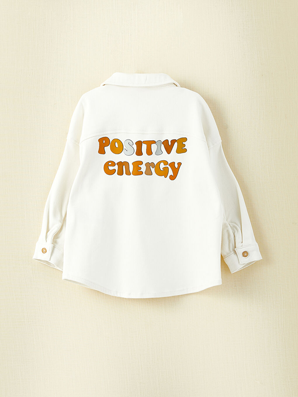 Джинсовая рубашка с принтом и длинным рукавом для малыша мальчика-3