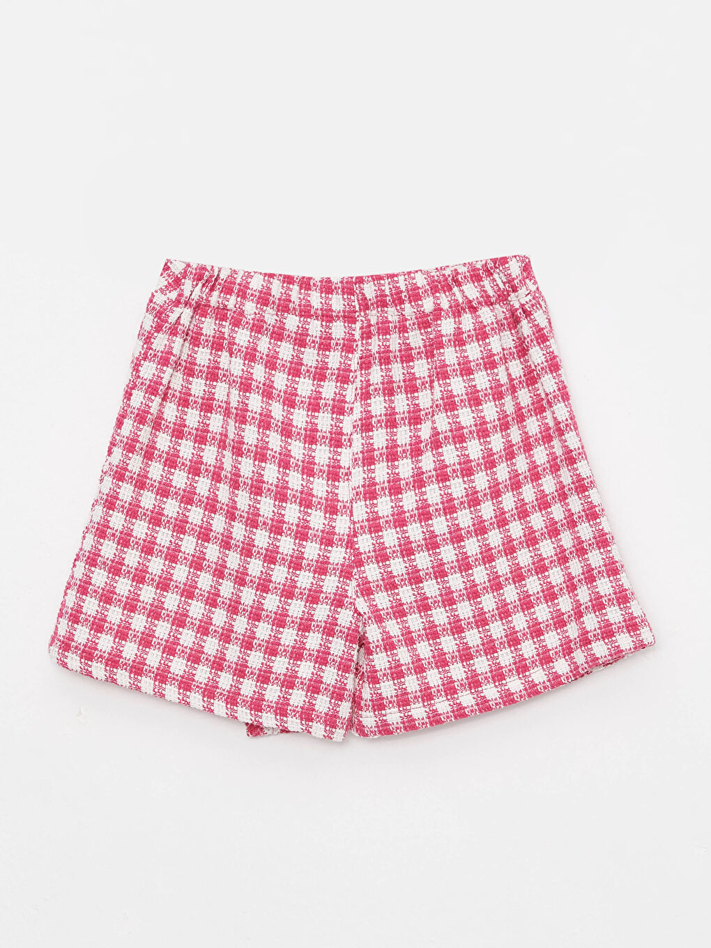 ელასტიური წელი პლედი გოგონების მოკლე ქვედაბოლო-4