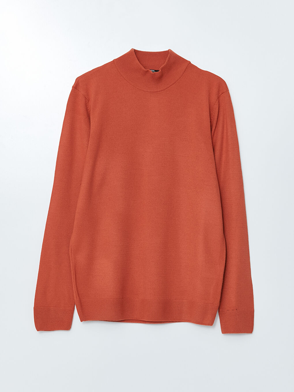 سترة تريكو بكول نص عالي وكم طويل رجال-4