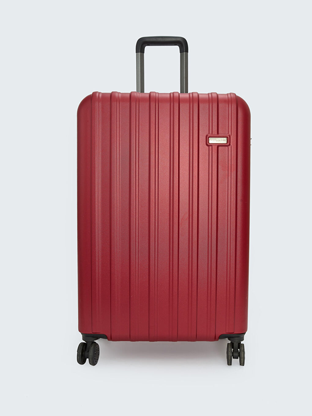 Kırmızı Kilit Detaylı Büyük Boy Valiz