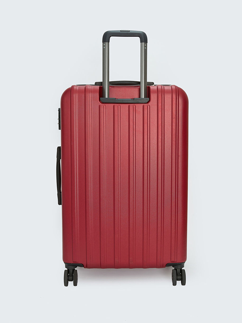 Kırmızı Kilit Detaylı Büyük Boy Valiz-2