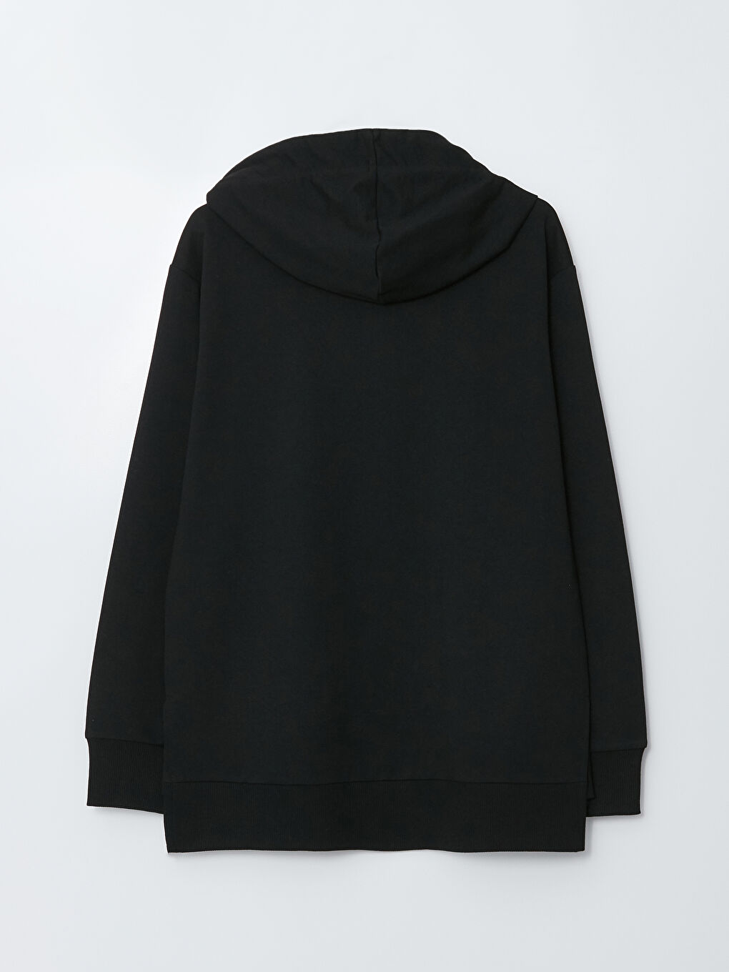 Hooded Plain Long Sleeve Women's Sweatshirt-6
