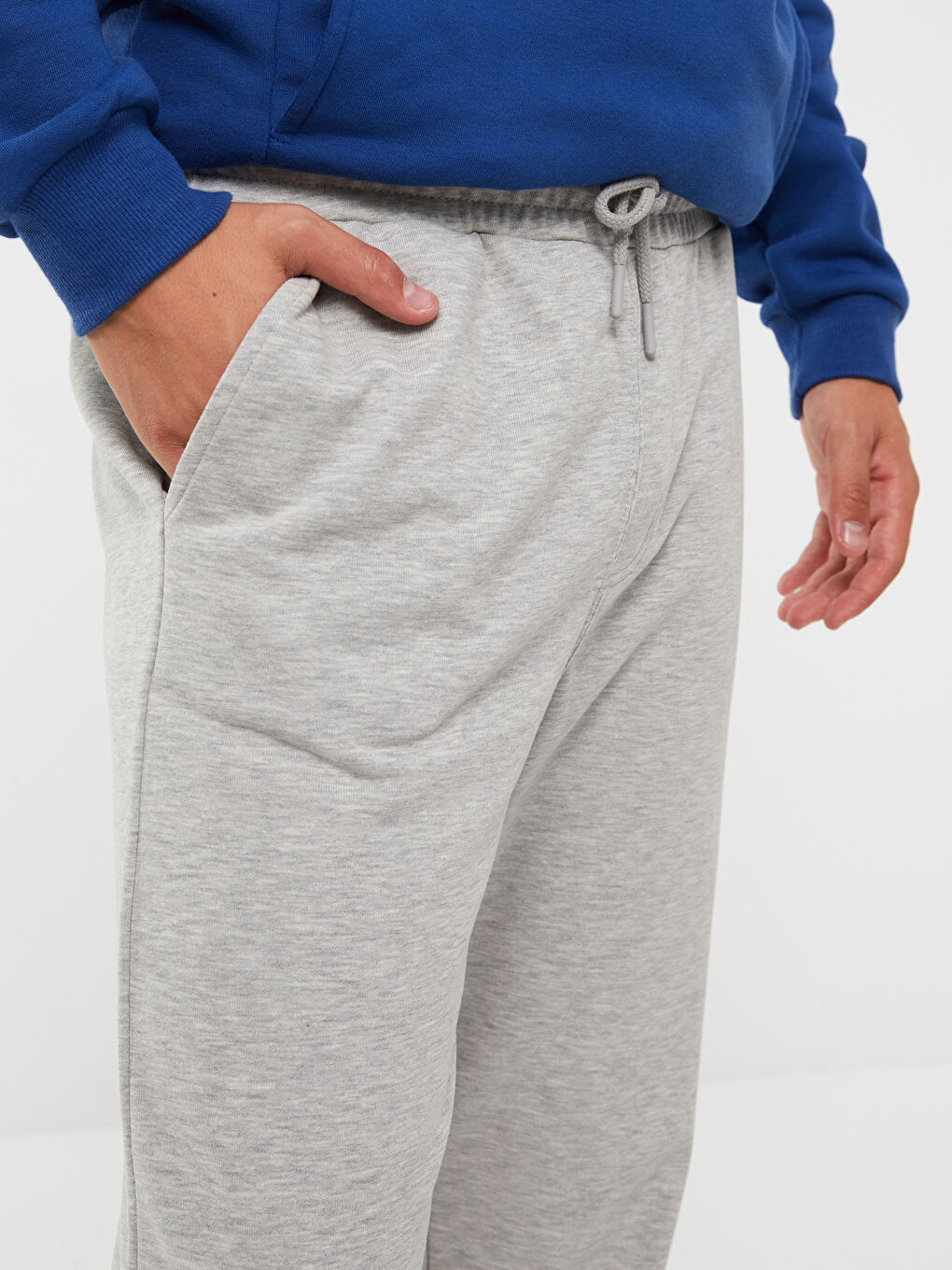 Bej Standart Kalıp Erkek Jogger Eşofman Altı-2