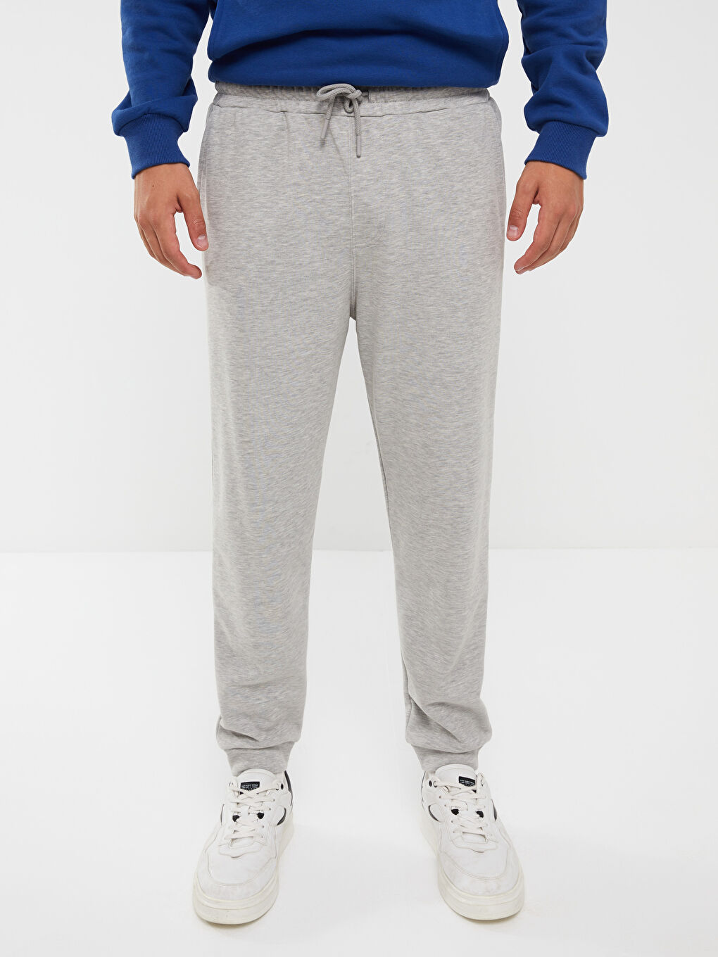 Bej Standart Kalıp Erkek Jogger Eşofman Altı-3