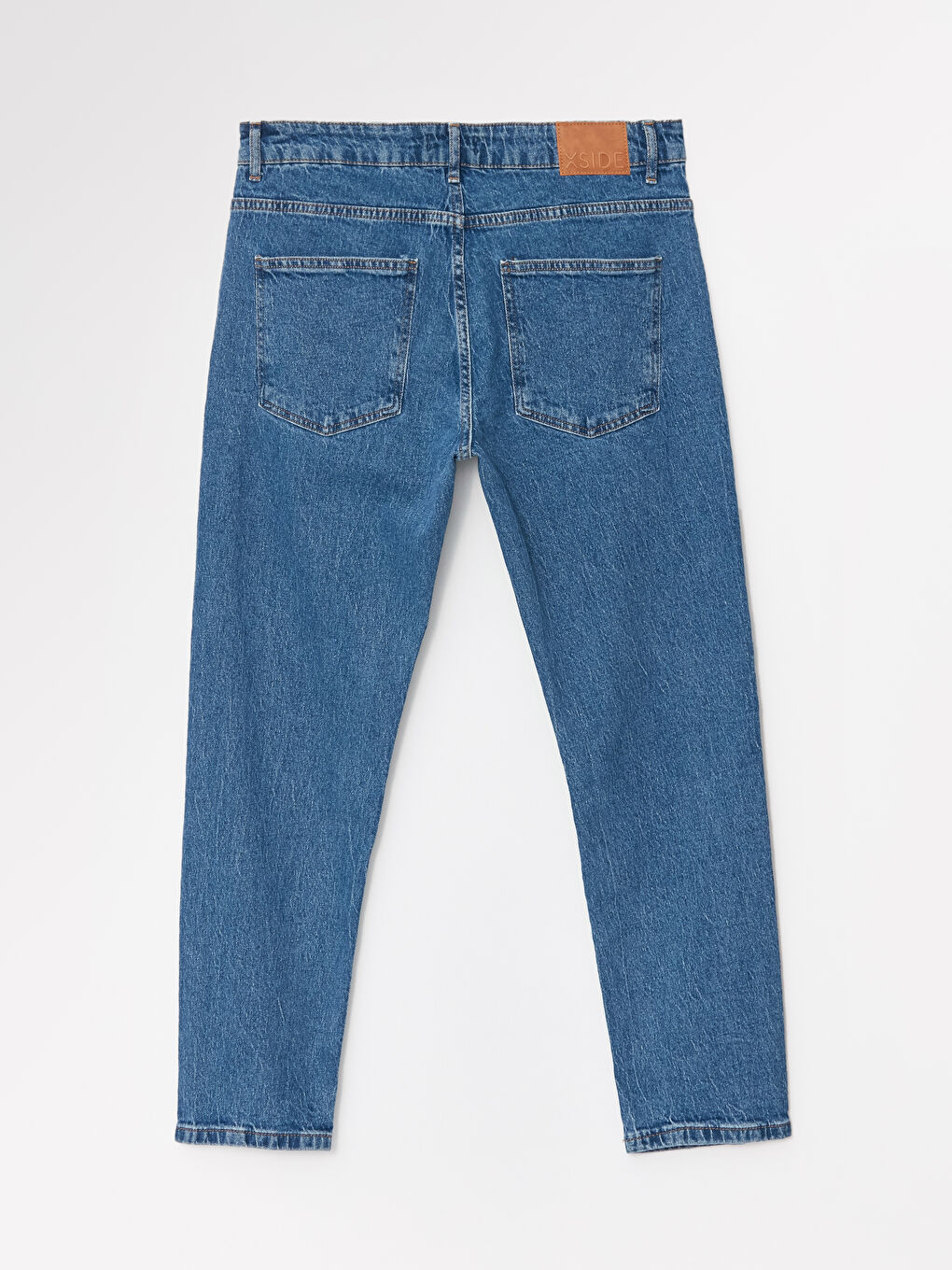 XSIDE Orta Mavı Regular Fit Erkek Jean Pantolon - 6