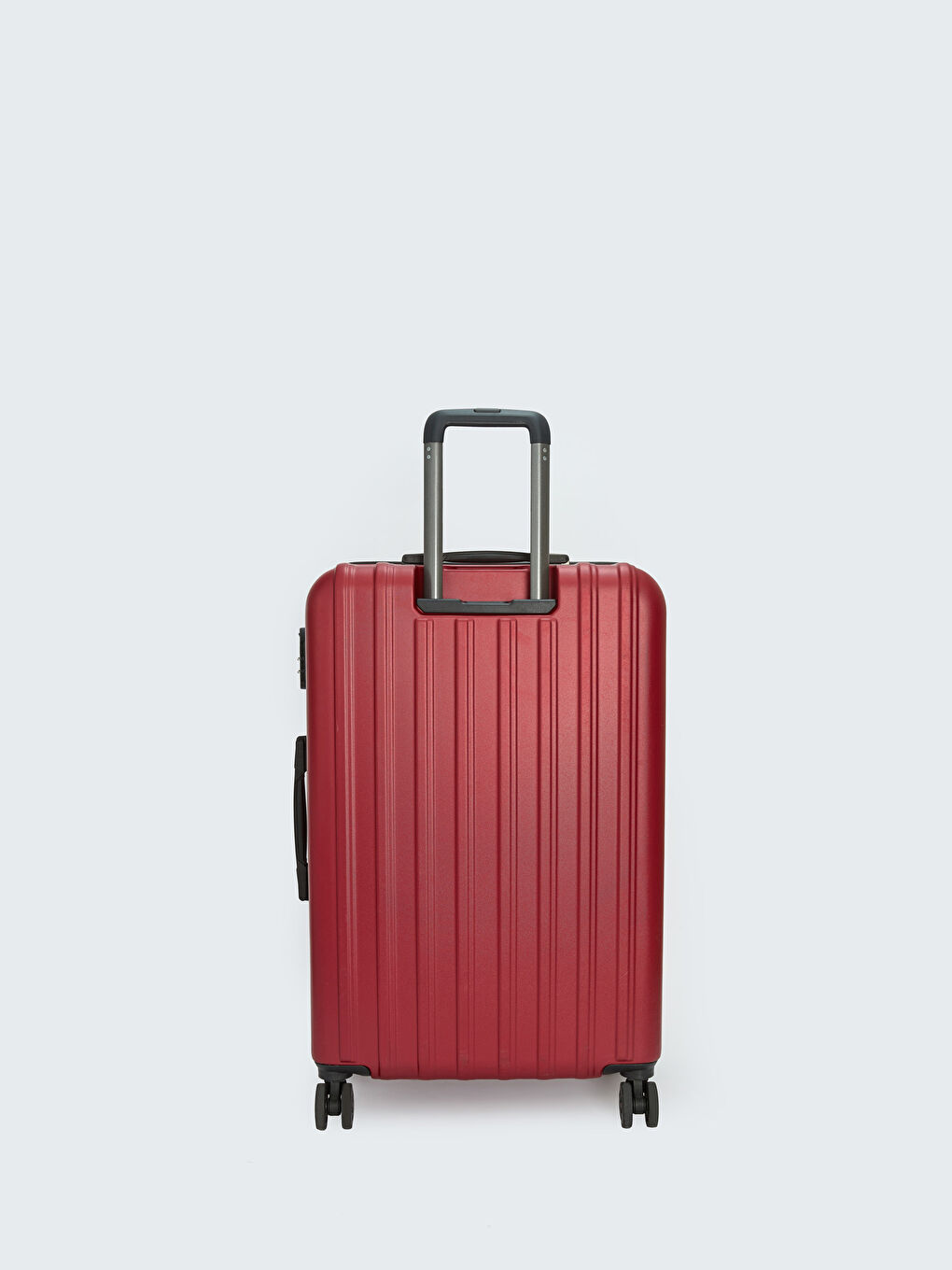 Kırmızı Kilit Detaylı Küçük Boy Valiz-2