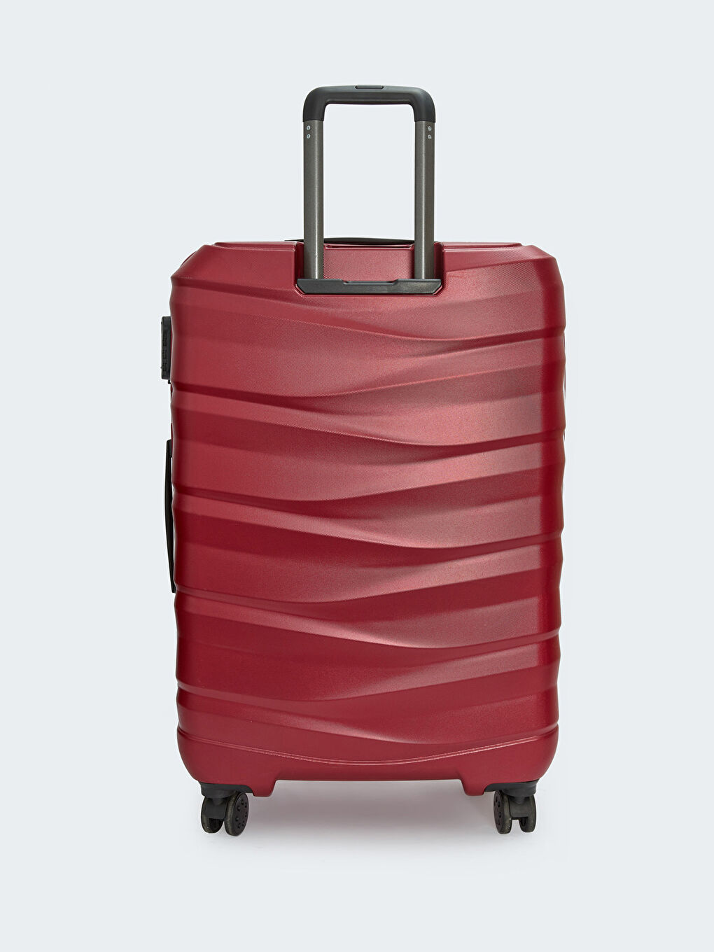 Bordo Kilit Detaylı Büyük Boy Valiz-2