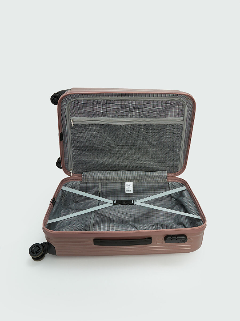 Pembe Kilit Detaylı Orta Boy Valiz-3