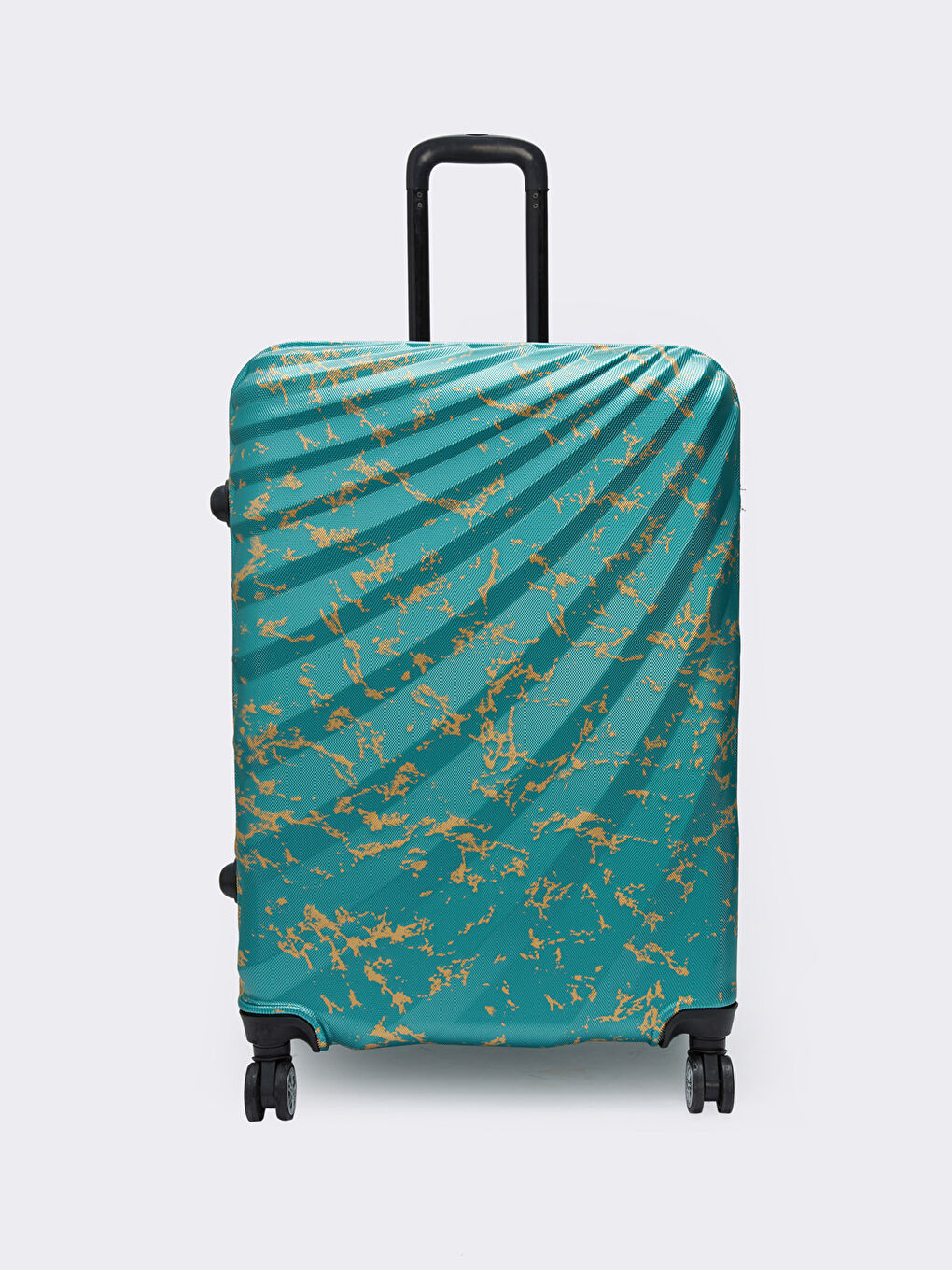 LCW ACCESSORIES Mavi Kilit Detaylı Büyük Boy Valiz