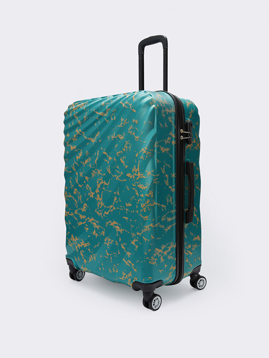 LCW ACCESSORIES Mavi Kilit Detaylı Büyük Boy Valiz - 1