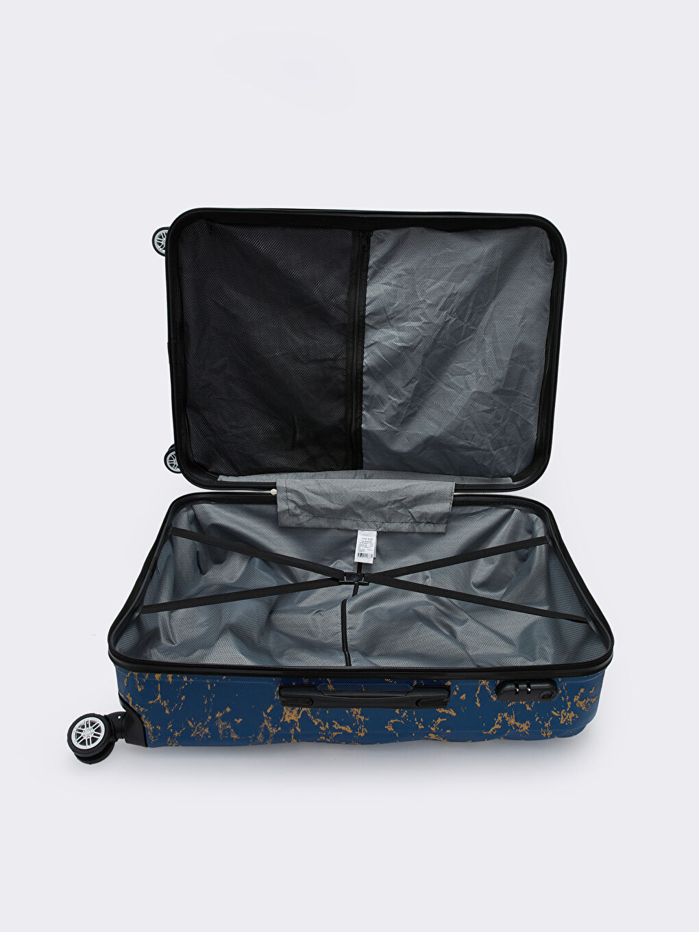 Haki Kilit Detaylı Büyük Boy Valiz-3