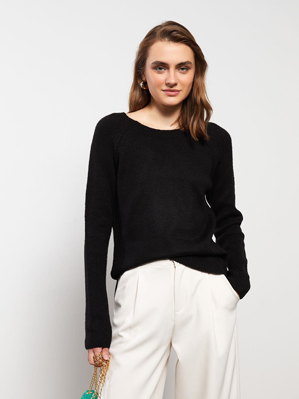 әйелдерге арналған трикотаж жемпір-1