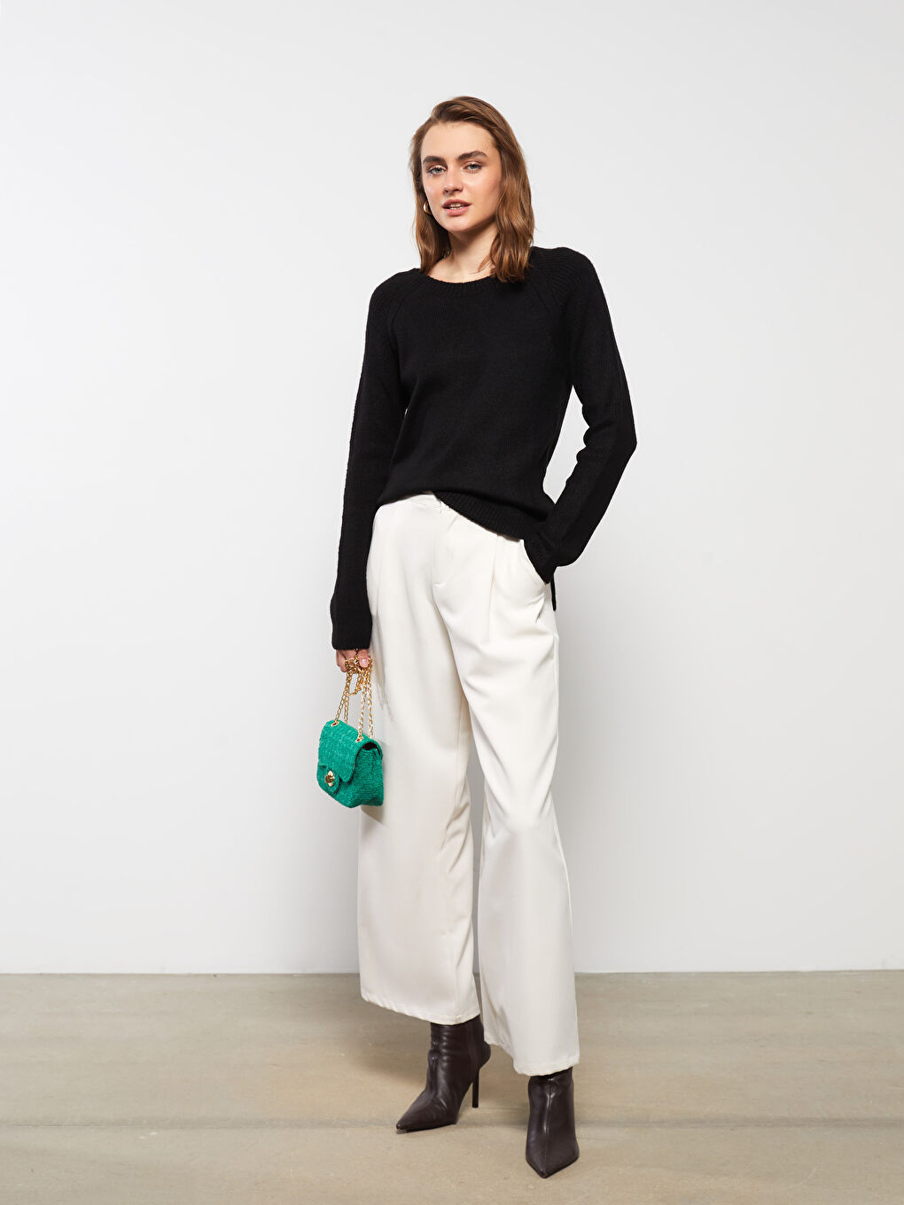 әйелдерге арналған трикотаж жемпір-3